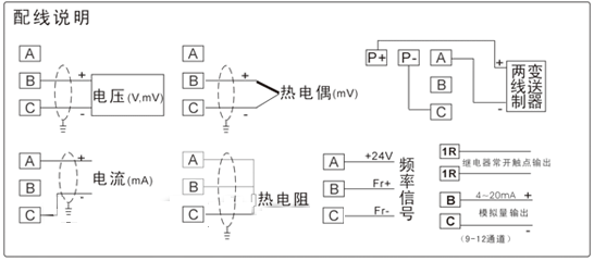 彩色無(wú)紙記錄儀配線圖